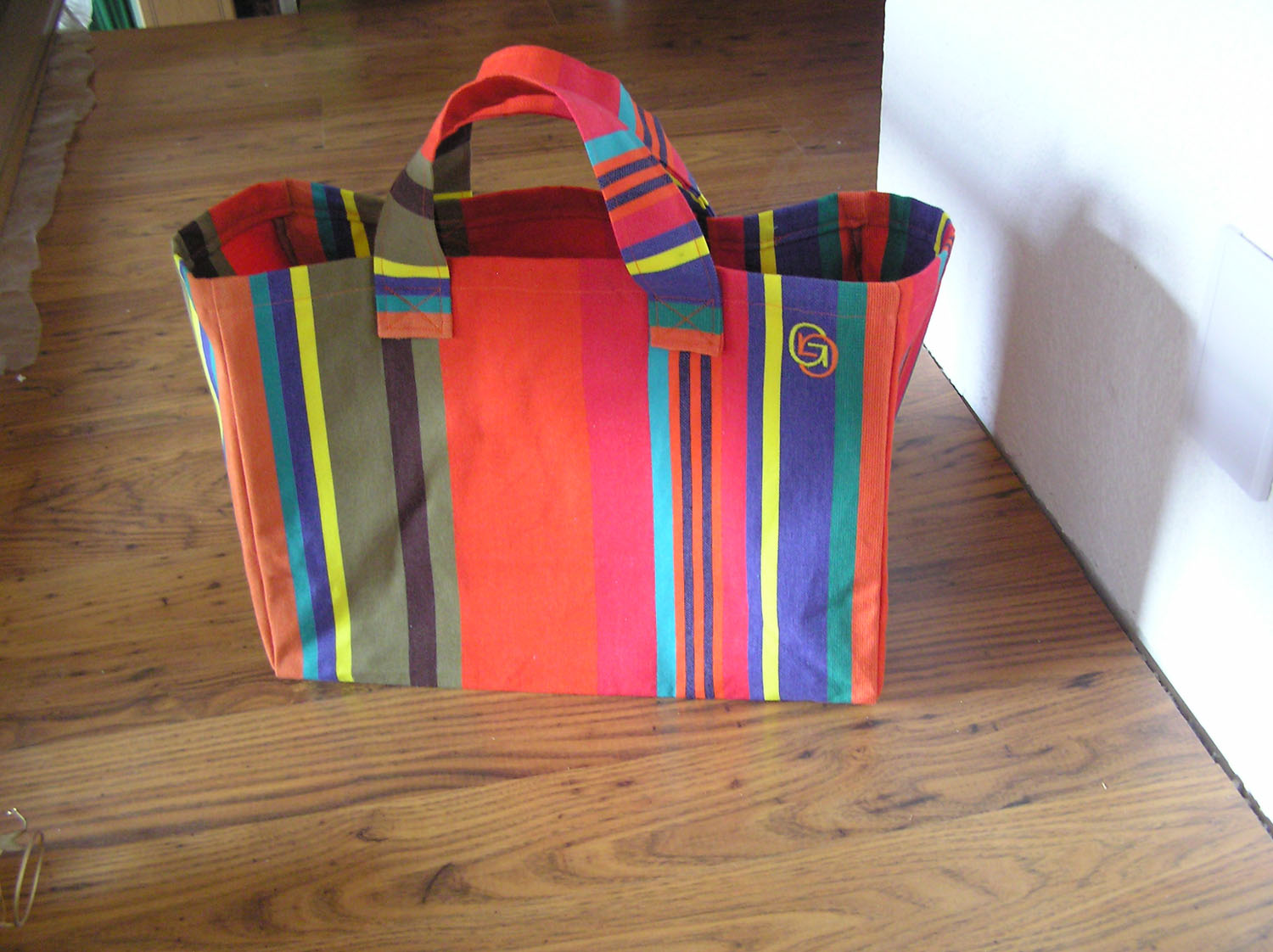 Sac à commission en toile de transat