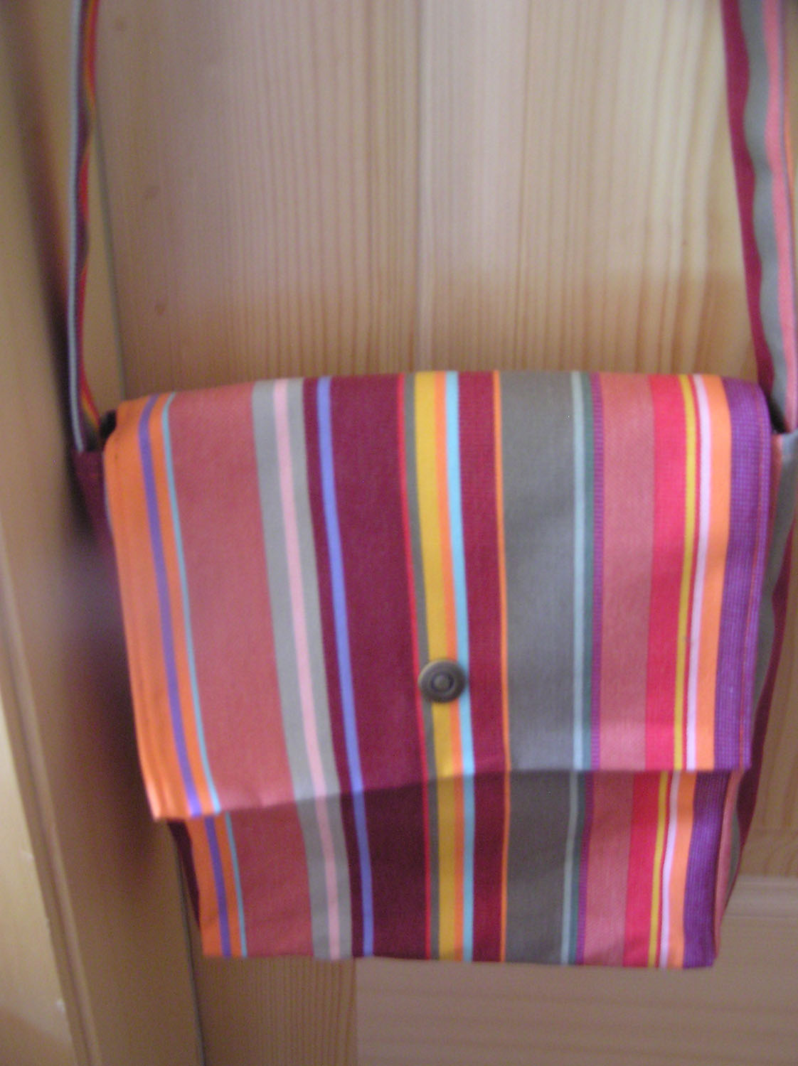 Besace en toile de transat