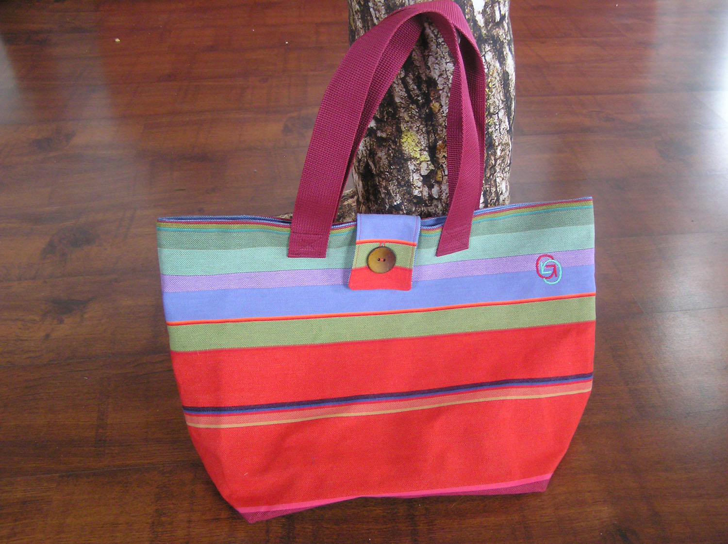 Cabas en toile de transat