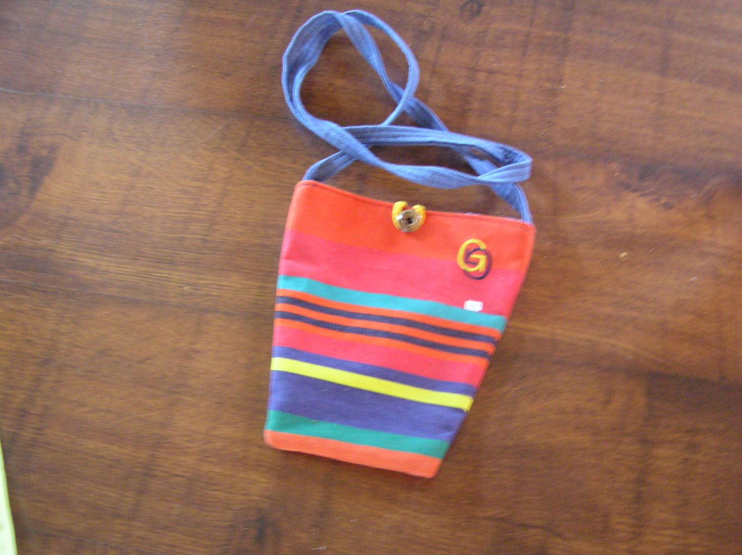 Sac sceau en toile de transat