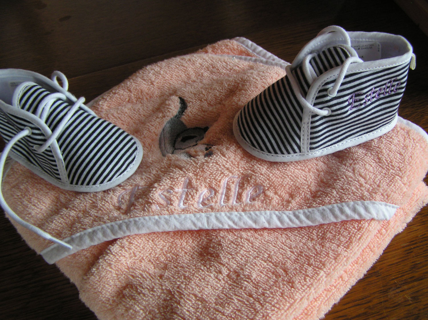 Chaussons et linge chat Estelle
