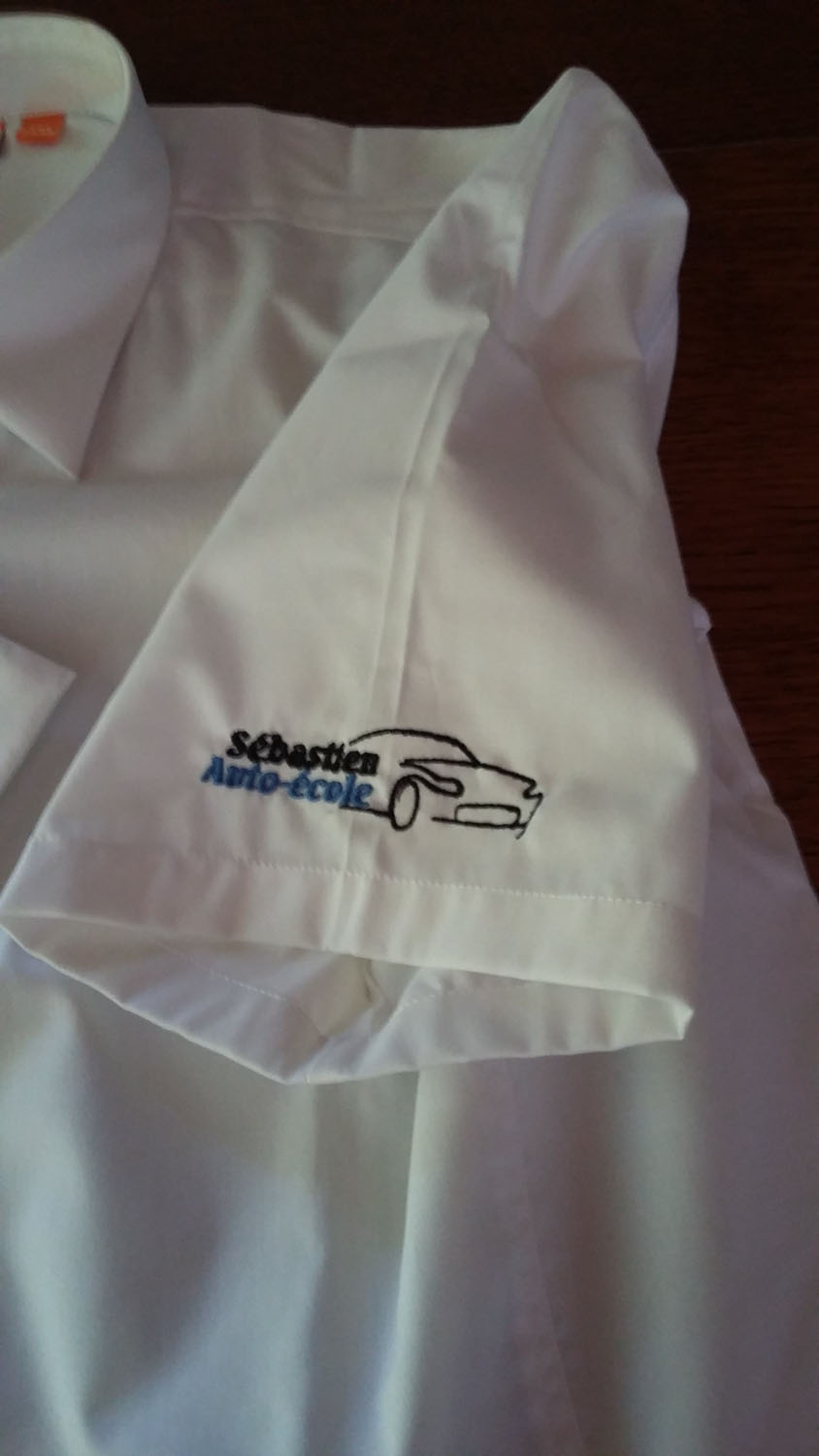 Chemise Sébastien auto-école 1