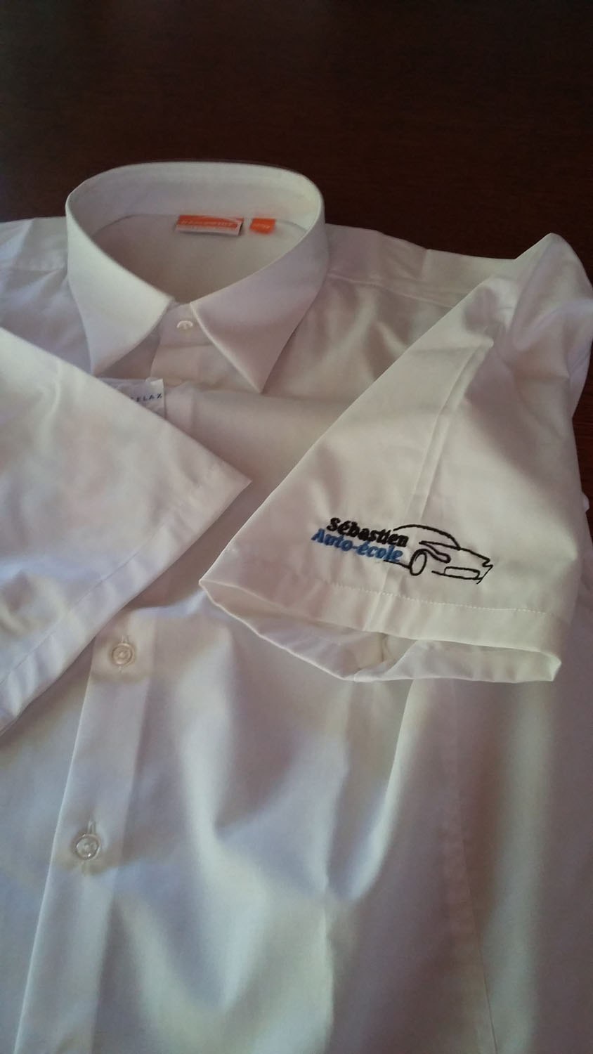 Chemise Sébastien auto-école 2