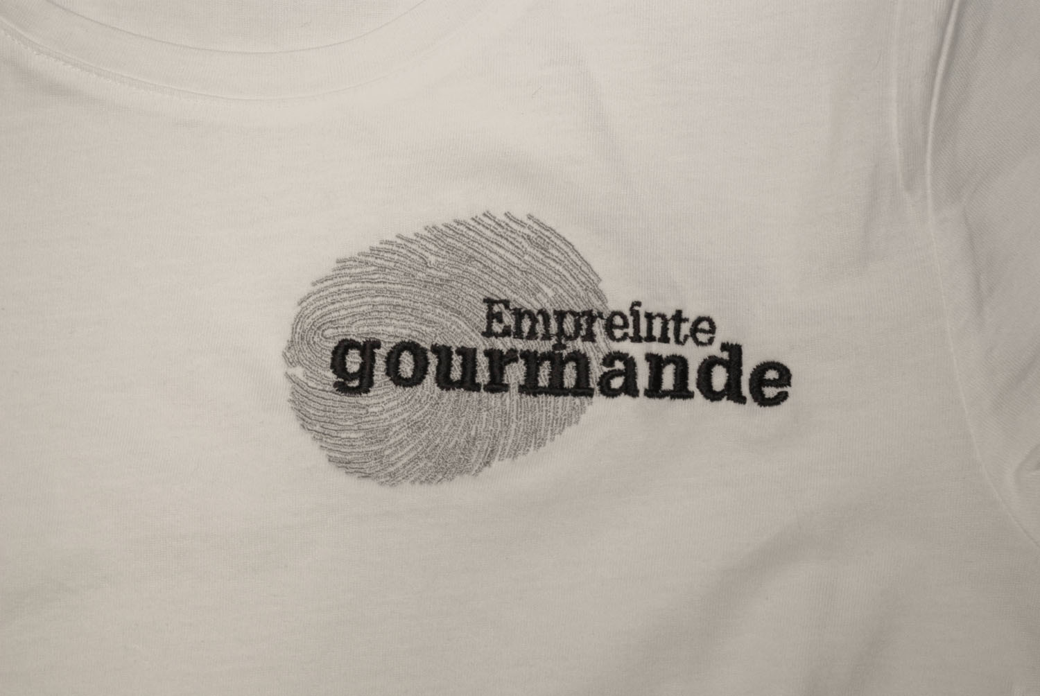 T-shirt Empreinte gourmande détail