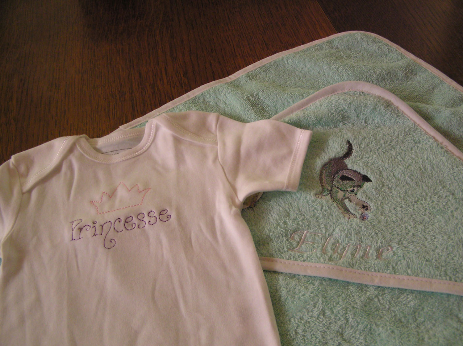 Linge chat et body Princesse Elyne