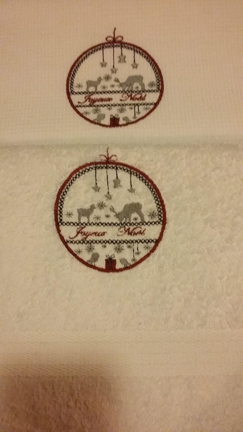 Linges Joyeux Noël