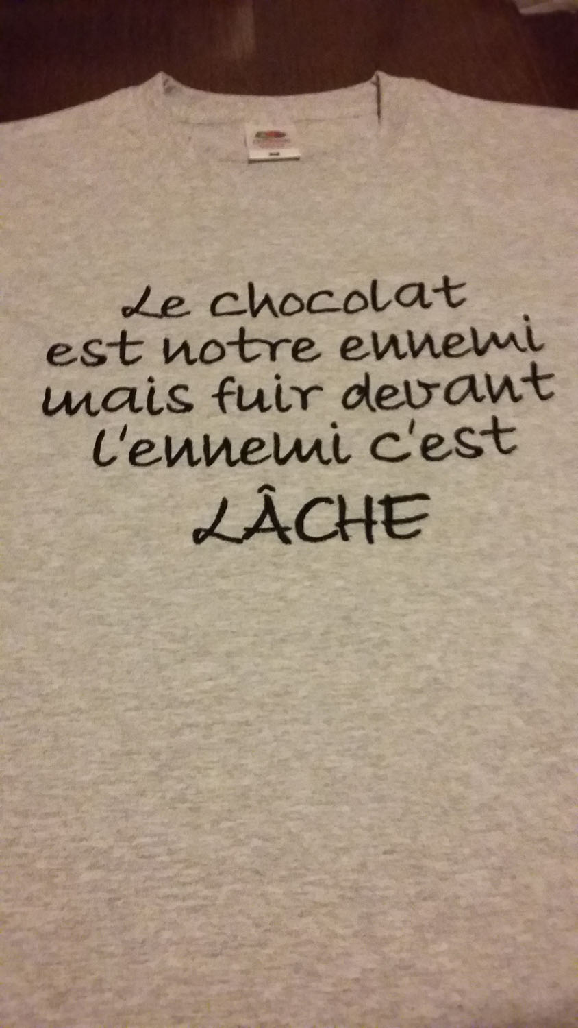 T-shirt chocolat